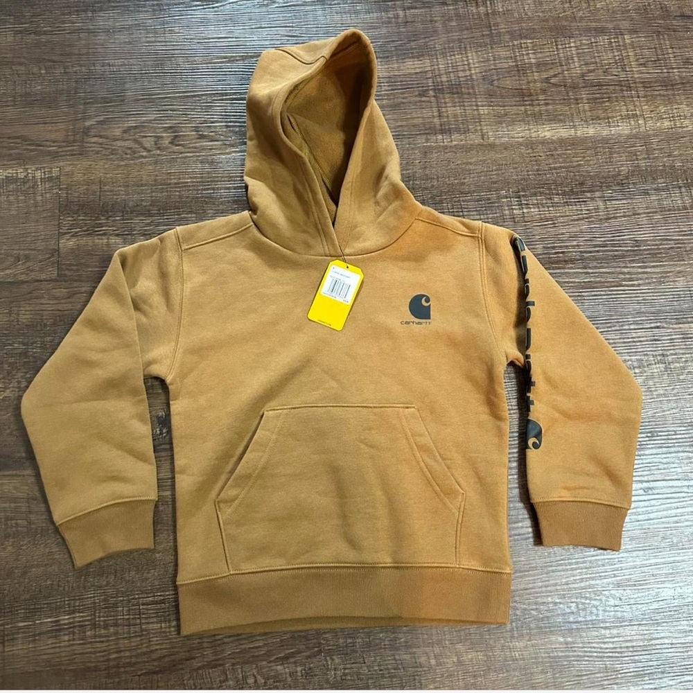 Carhartt Brown Hoodie YOUTH Size 6